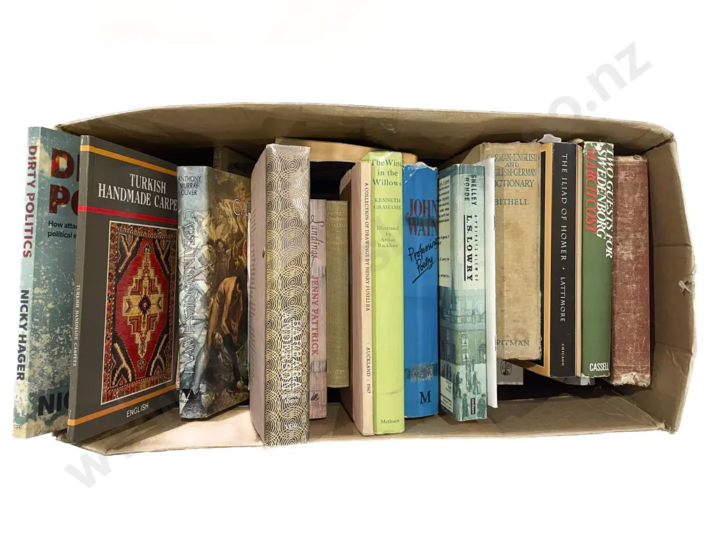 Box of Assorted Books Image 1++