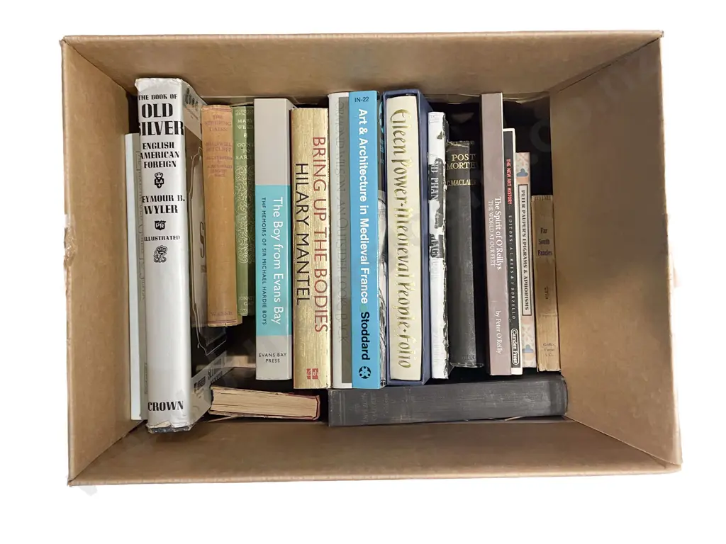 Box of Assorted Books Image 1++
