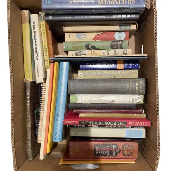 Box of Assorted Books