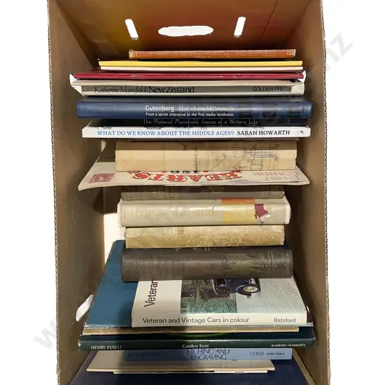 Box of Assorted Books