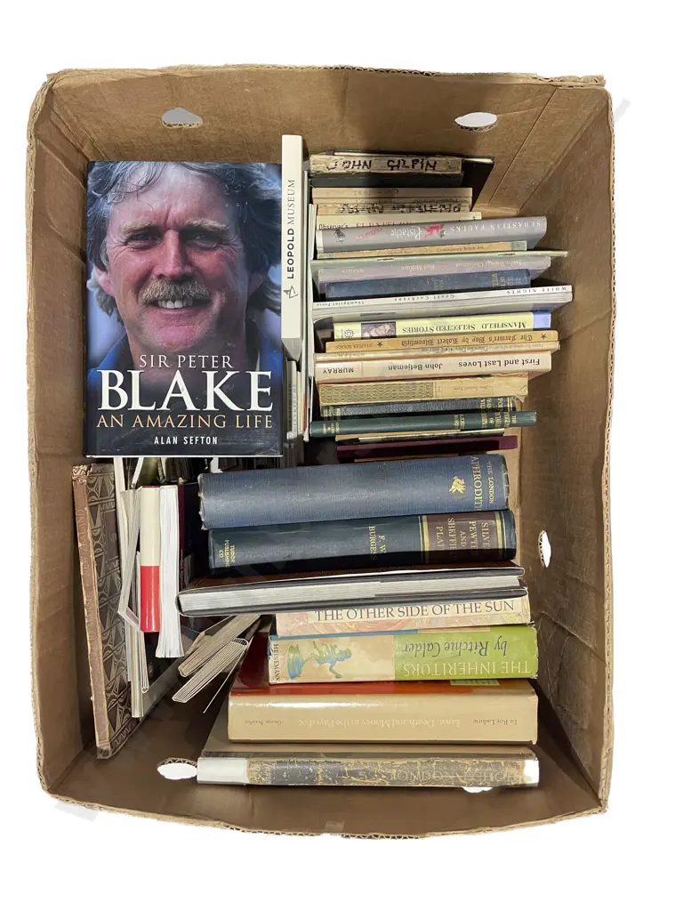 Box of Assorted Books Image 1++