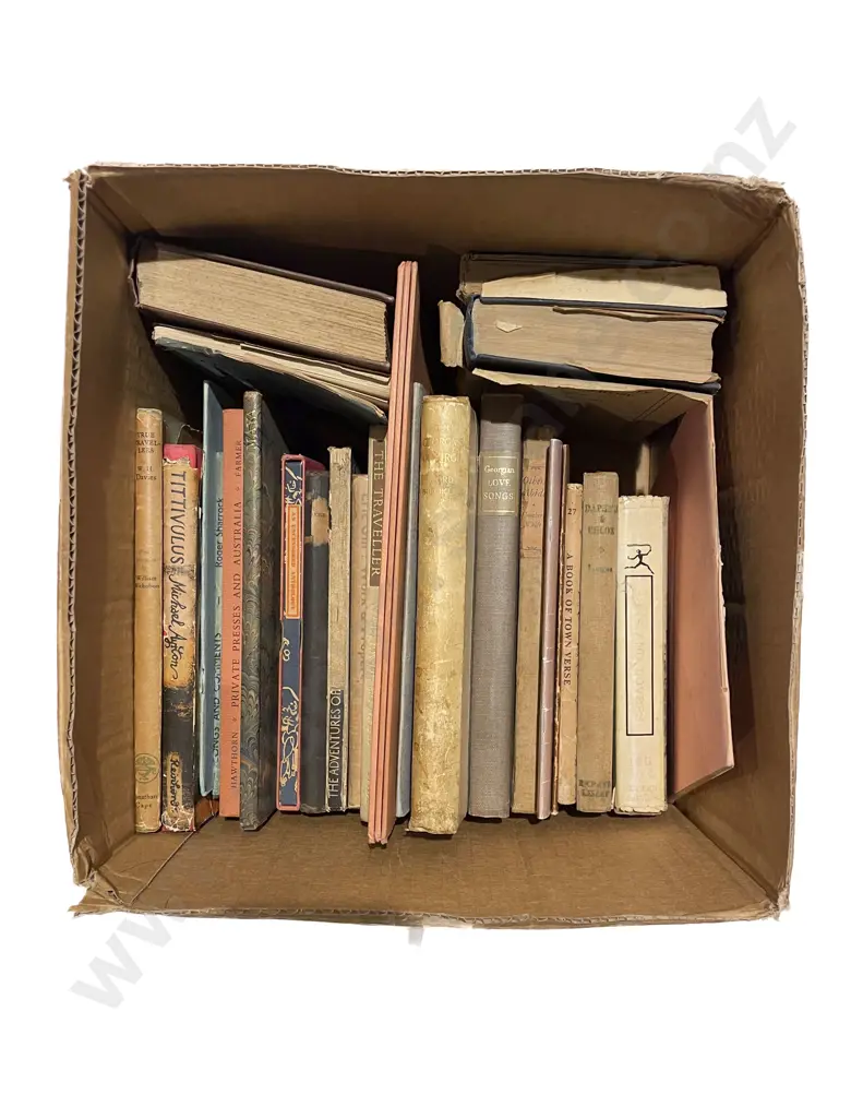 Box of Assorted Box of Assorted Book Vintage Books Image 1++