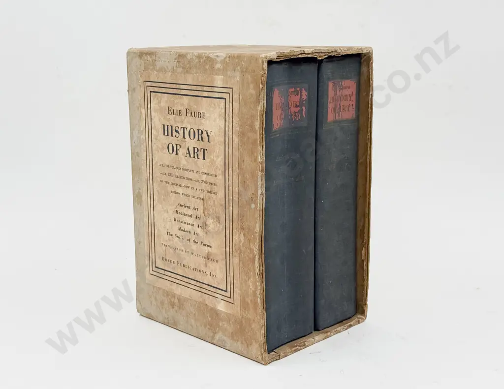 History of Art Two Volume Set - Elie Faure Image 1++