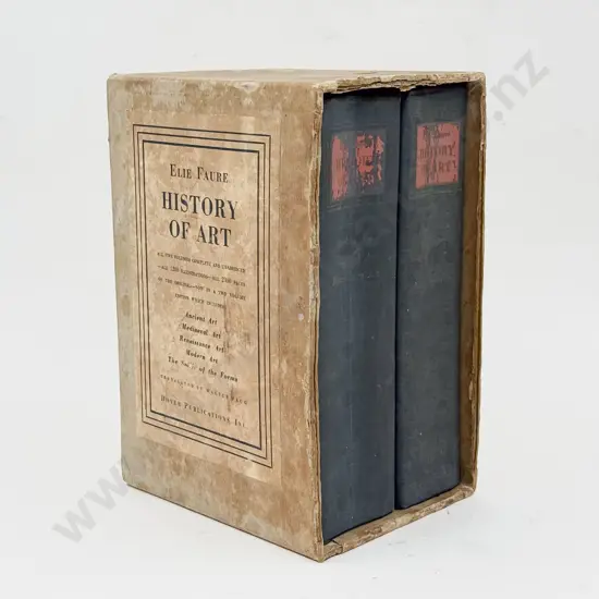 History of Art Two Volume Set - Elie Faure