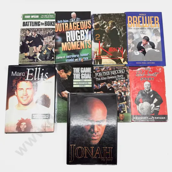 Quantity of NZ Rugby Reference & Assorted Autographs