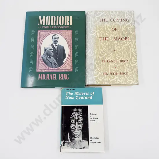 Moriori by Michael King & Two Other Reference Volumes