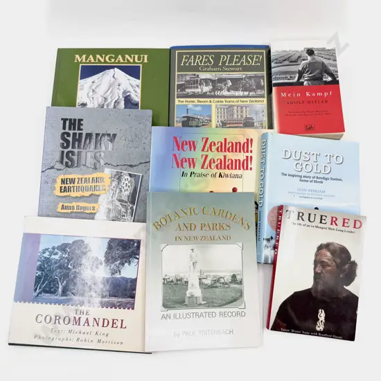 Quantity of Assorted New Zealand Reference Books Etc