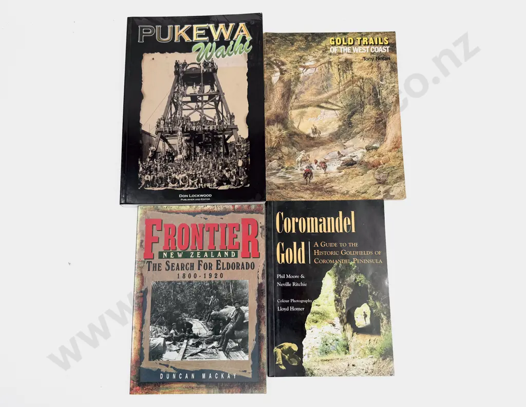 Quantity of Assorted Gold Mining Reference Books Image 1++