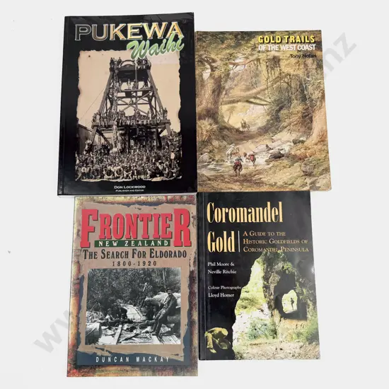 Quantity of Assorted Gold Mining Reference Books