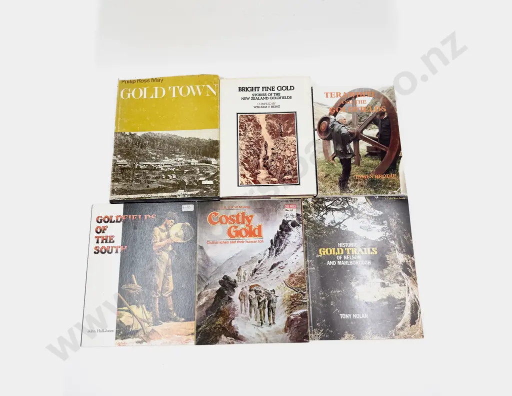 Six Assorted Gold Mining Reference Volumes Image 1++