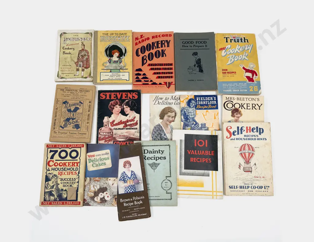Quantity of Assorted Vintage Cook Books Etc Image 1++