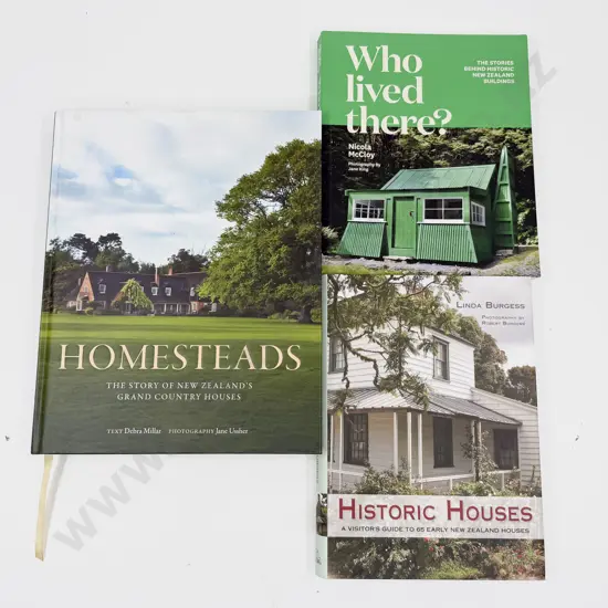 Three Assorted NZ Architectural Reference Volumes