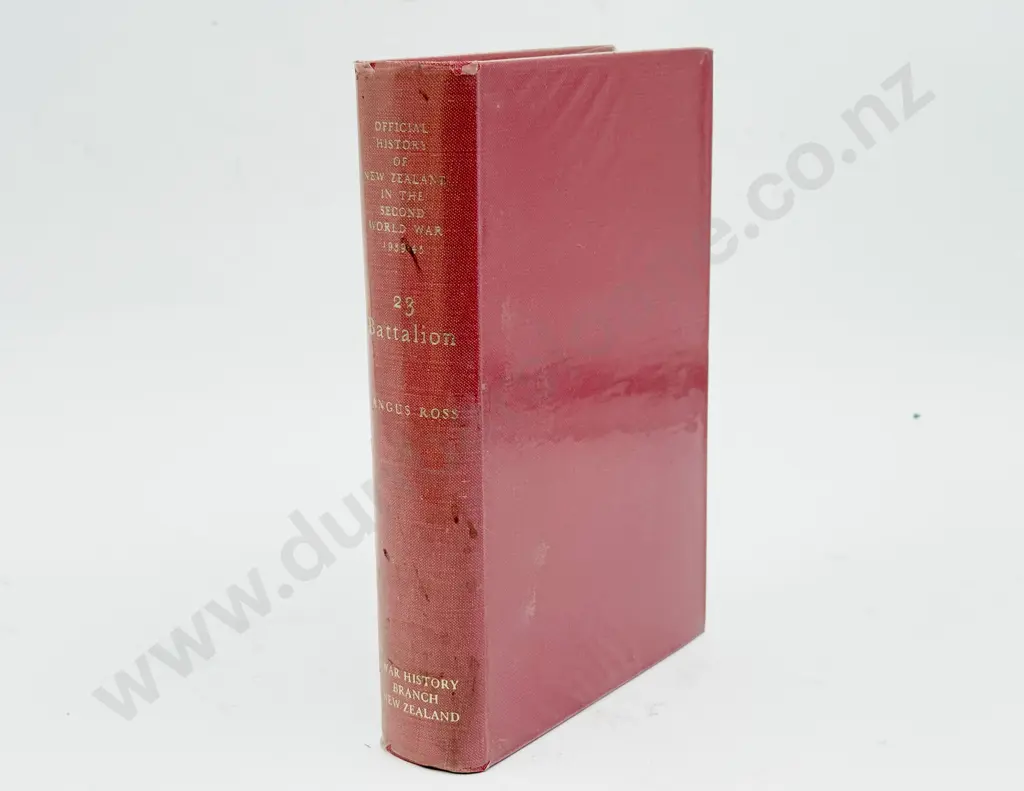 Official History of NZ in WWII: 23rd Battalion - Angus Ross Image 1++