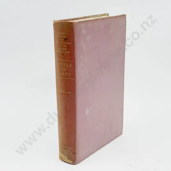Official History of NZ in WWII: Battle for Egypt - Scoullar