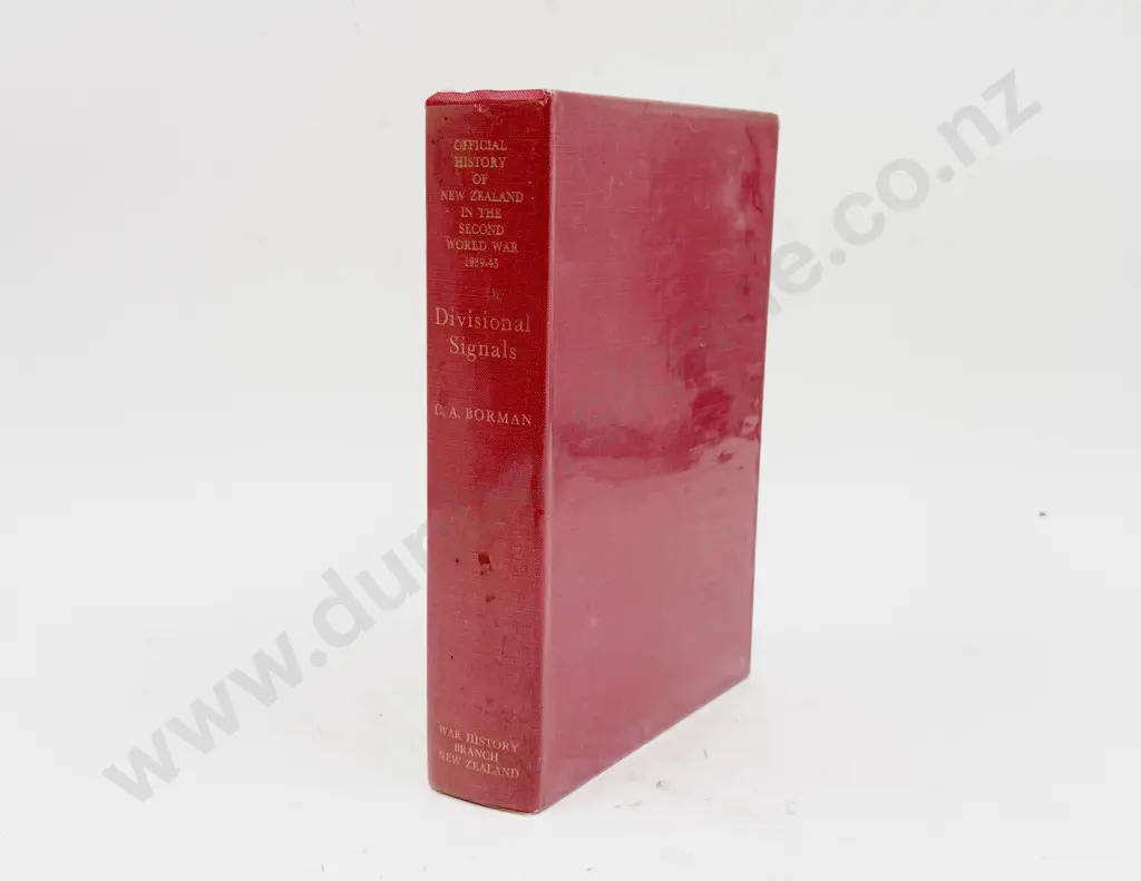 Official History of NZ in WWII: Divisional Signals - C. A. Borman Image 1++