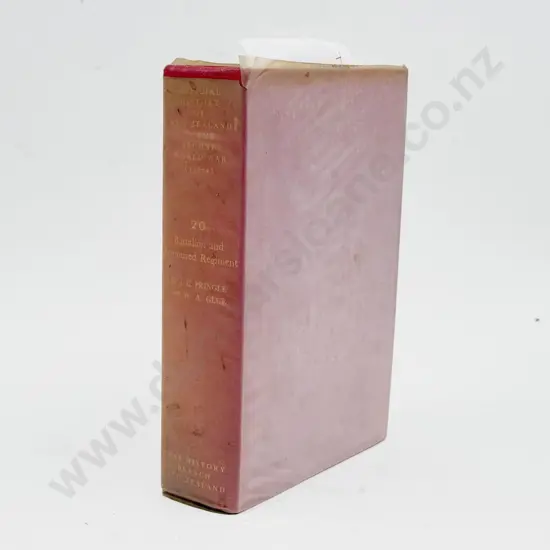 Official History of NZ in WWII: 20th Battalion and Armoured Regiment - D. J. C. Pringle & W. A. Glue