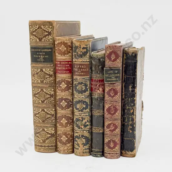 Quantity of Assorted Leather Bound Books