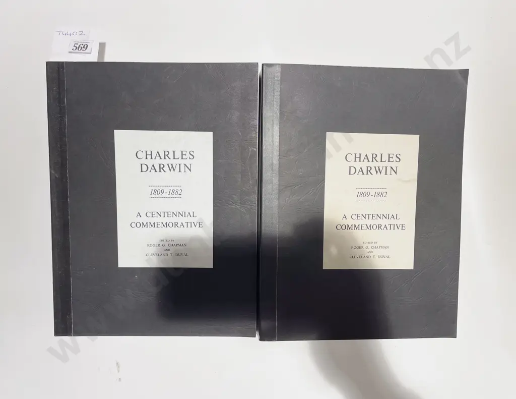 Charles Darwin: A Centennial Commemorative (Two Copies) Image 1++