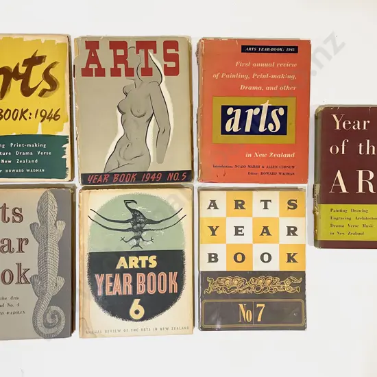 Quantity of Assorted Arts Yearbook Etc