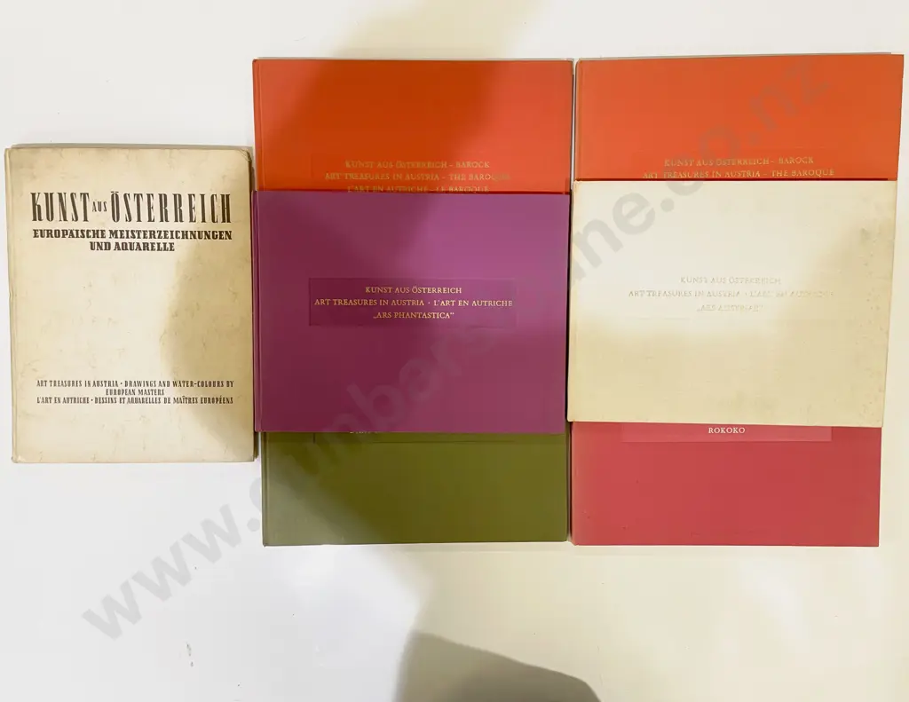 10 Assorted Volumes of Kunst Aus Osterreich - Art Treasures in Austria & Other Image 1++