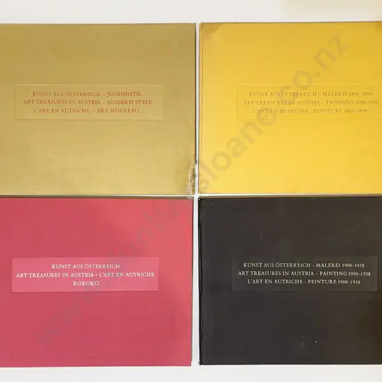 10 Assorted Volumes of Kunst Aus Osterreich - Art Treasures in Austria & Other