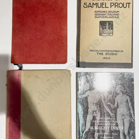 3 Assorted Art Reference Together with Scrapbook