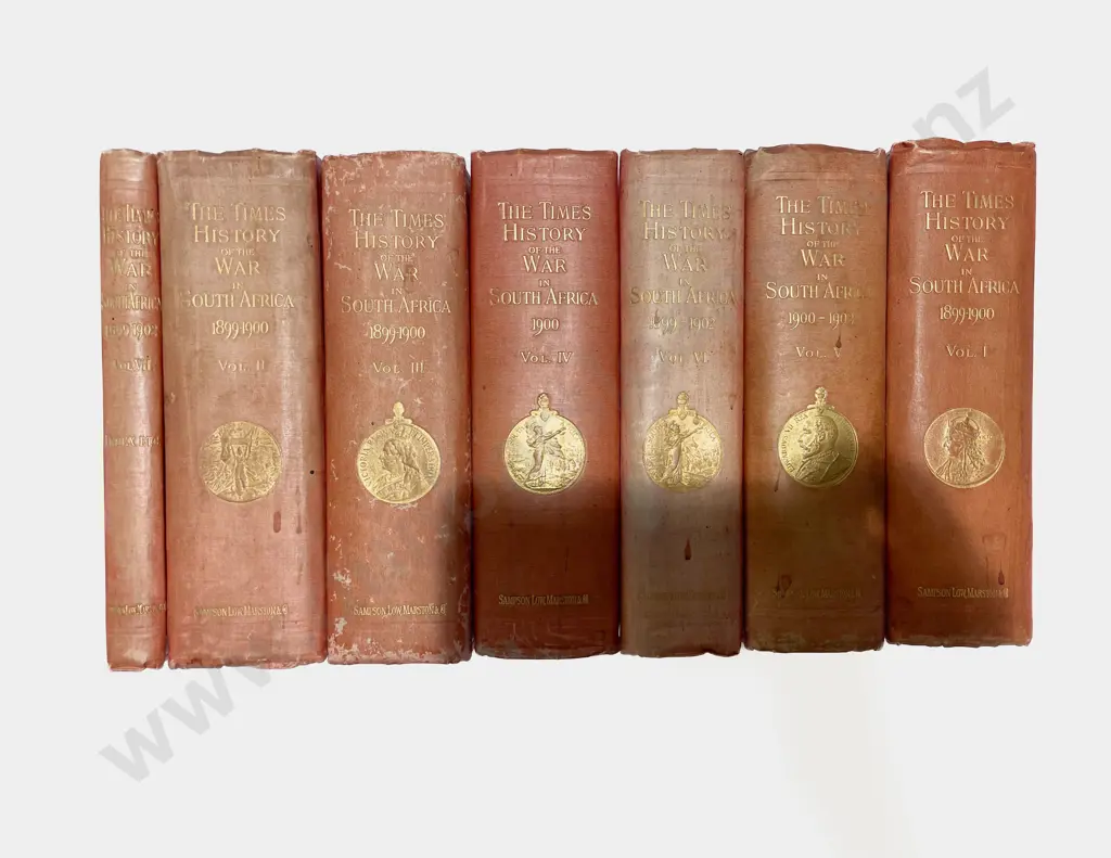 The Times History of the War in South Africa (Complete Set Vols 1 - 7) Image 1++