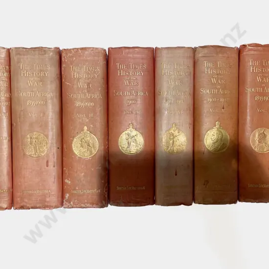 The Times History of the War in South Africa (Complete Set Vols 1 - 7)