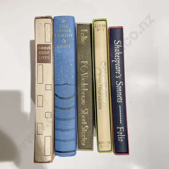 Three Assorted Folio Society Volumes & Two Other