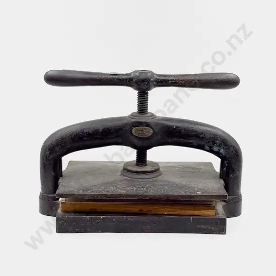 Vintage Cast Iron Book Press