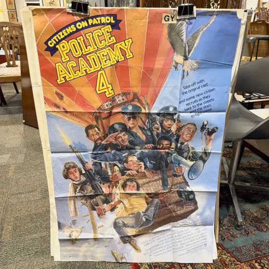 12 Assorted Large Vintage Movie Posters