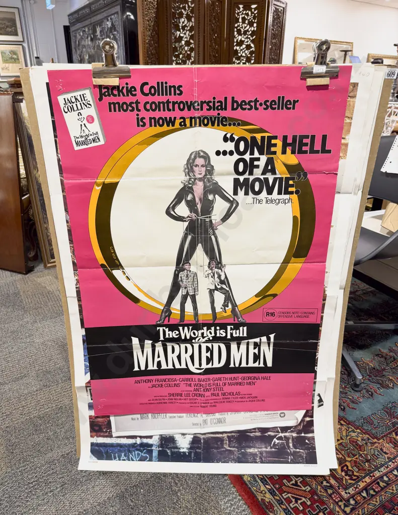 12 Assorted Large Vintage Movie Posters Image 1++