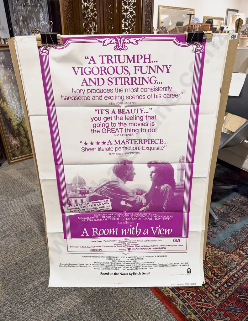 12 Assorted Large Vintage Movie Posters Image 1++