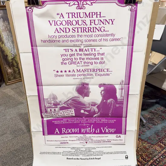 12 Assorted Large Vintage Movie Posters