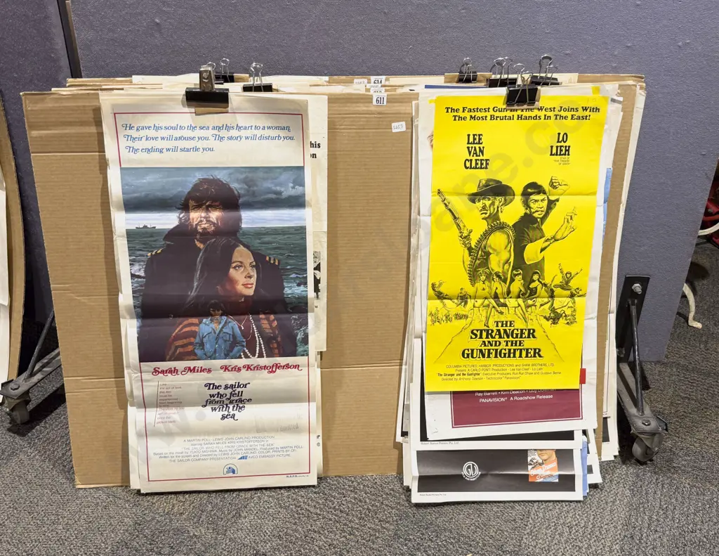 45 Assorted Small Vintage Movie Posters Image 1++