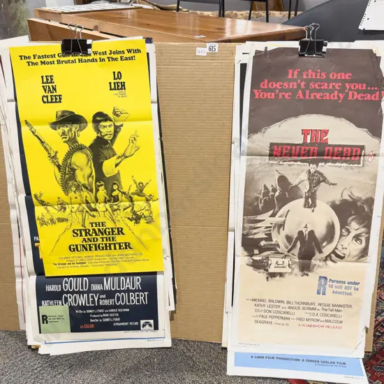 36 Assorted Small Vintage Movie Posters