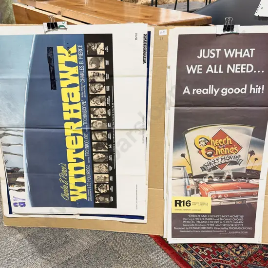 13 Assorted Small & Large Vintage Movie Posters