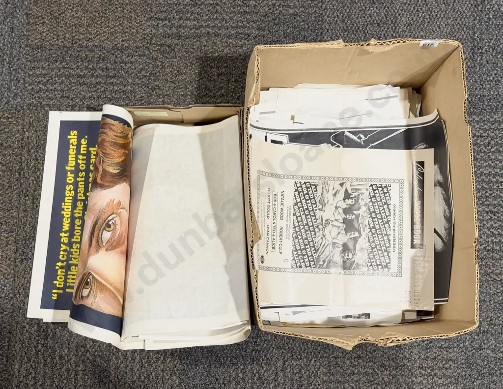 Box Quantity of Assorted Movie Posters Image 1++