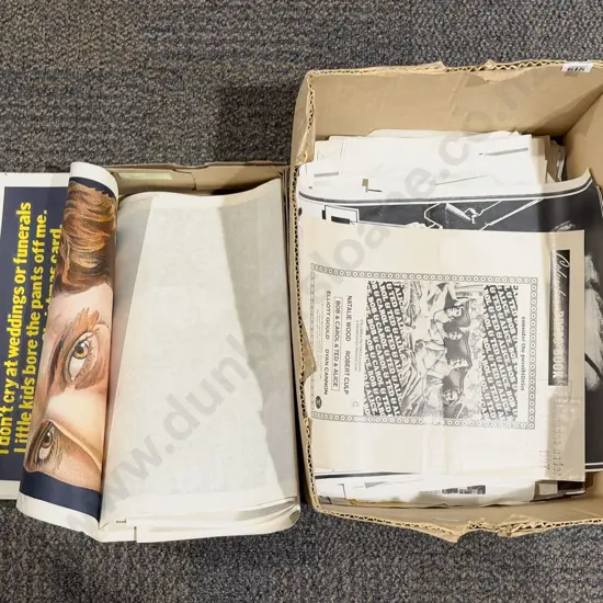 Box Quantity of Assorted Movie Posters