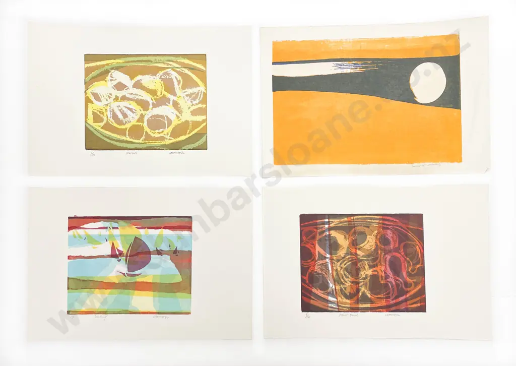 Les Finch (1940 - 2020) - Four Screenprints (Unframed) Image 1++