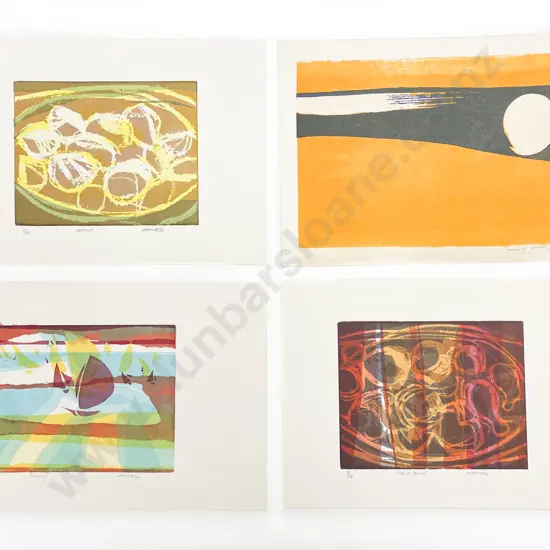 Les Finch (1940 - 2020) - Four Screenprints (Unframed)