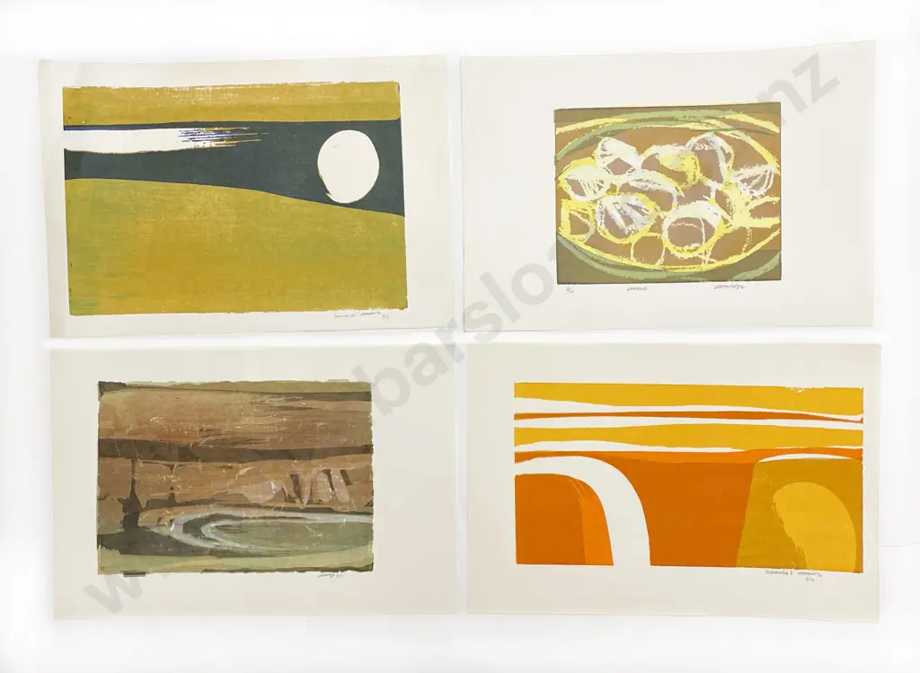 Les Finch (1940 - 2020) - Four Screenprints (Unframed) Image 1++