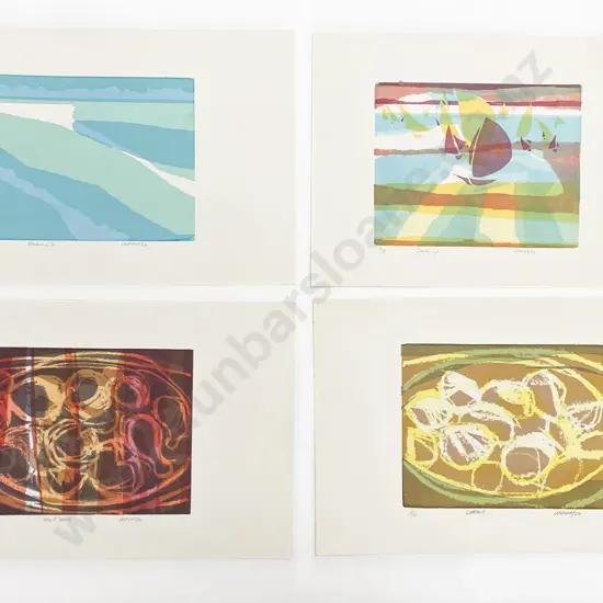 Les Finch (1940 - 2020) - Four Screenprints (Unframed)