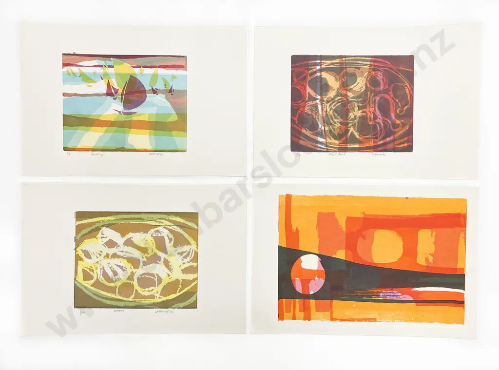 Les Finch (1940 - 2020) - Four Screenprints (Unframed) Image 1++