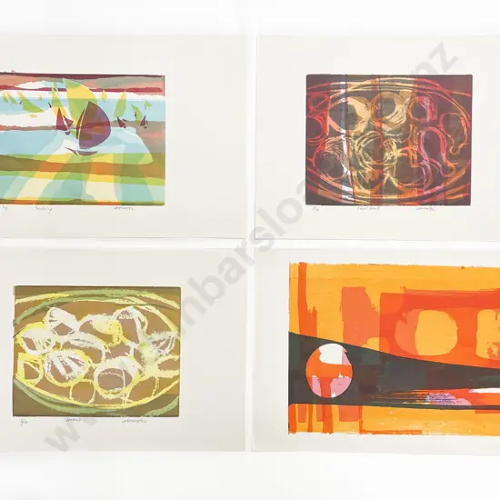 Les Finch (1940 - 2020) - Four Screenprints (Unframed)