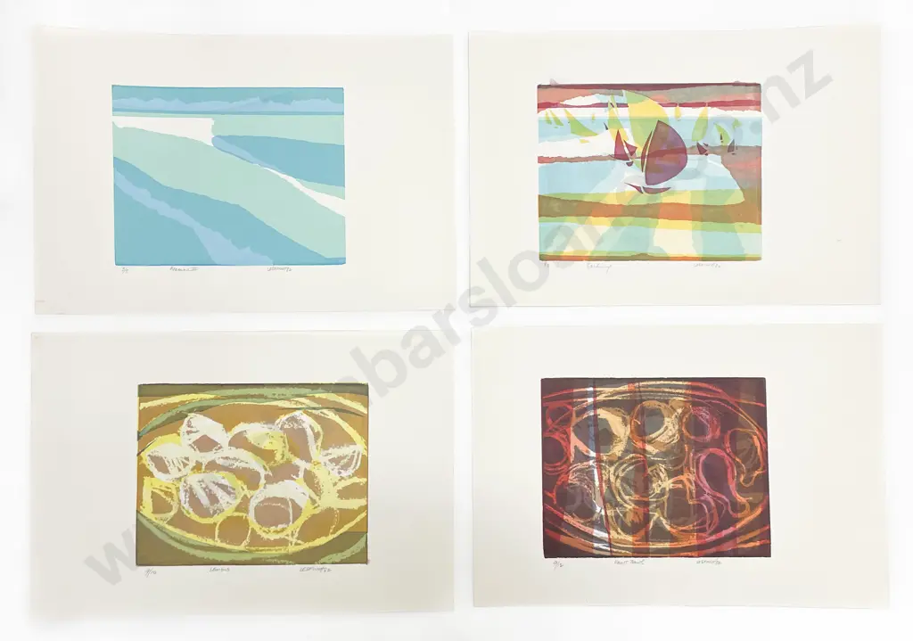 Les Finch (1940 - 2020) - Four Screenprints (Unframed) Image 1++