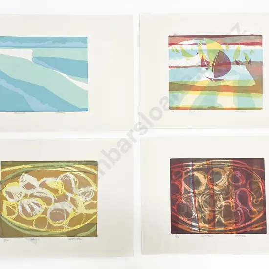Les Finch (1940 - 2020) - Four Screenprints (Unframed)