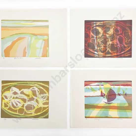 Les Finch (1940 - 2020) - Four Screenprints (Unframed)