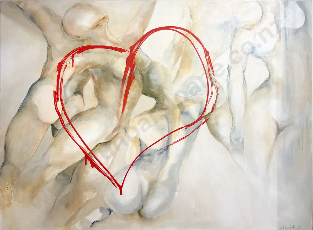 Jules Silk - Untitled Abstract - Acrylic on Canvas Image 1++