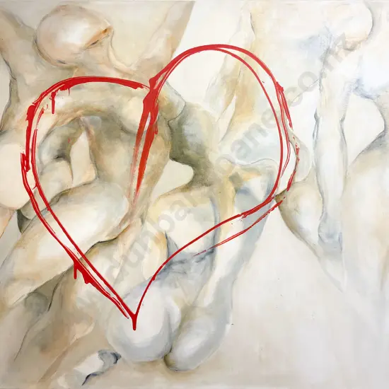 Jules Silk - Untitled Abstract - Acrylic on Canvas